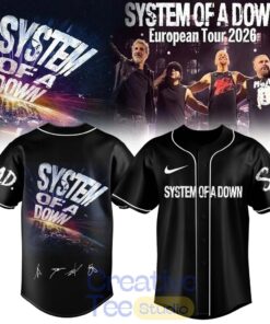 System of a Down “Europe-UK Stadium Tour 2026” Signature Baseball Jersey System of a Down “Europe-UK Stadium Tour 2026” Signature Baseball Jersey