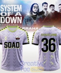 System of a Down “Europe-UK Stadium Tour 2026” Signature Football Jersey