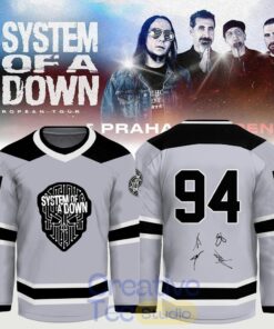 System of a Down “Europe-UK Stadium Tour 2026” Signature Hockey Jersey