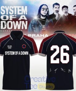 System of a Down “Europe-UK Stadium Tour 2026” Signature Polo Shirt