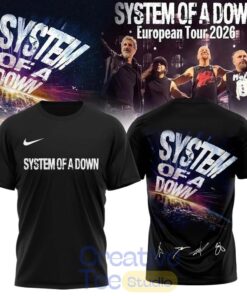 System of a Down “Europe-UK Stadium Tour 2026” Signature Shirt