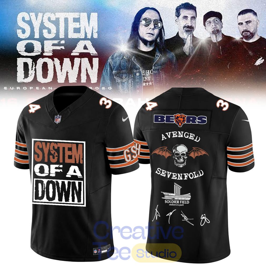 System of a Down “Europe-UK Stadium Tour 2026” Signature Special Football Jersey System of a Down “Europe-UK Stadium Tour 2026” Signature Special Football Jersey
