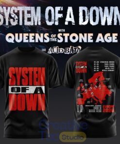 System of a Down UK EU Tour 2026 Special T-Shirt