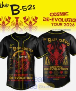 THE B-52s x DEVO – COSMIC DE-EVOLUTION Baseball Jersey