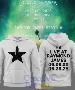 Tampa 2026 Ye Live Concert Tour Raymondames Stadium Hoodie