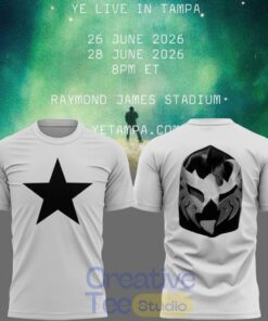 Tampa 2026 Ye Live Concert Tour Raymondames Stadium T-Shirt