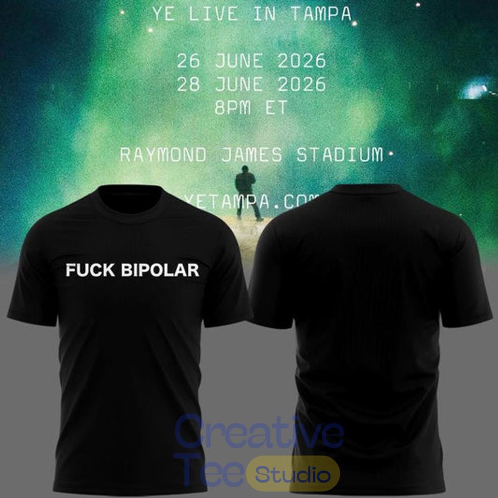 Tampa 2026 Ye Live Concert Tour Raymondames Stadium T-Shirt Tampa 2026 Ye Live Concert Tour Raymondames Stadium T-Shirt