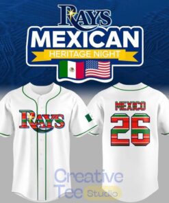 Tampa Bay Rays 2026 Mexican Heritage Special Baseball Jersey Tampa Bay Rays 2026 Mexican Heritage Special Baseball Jersey
