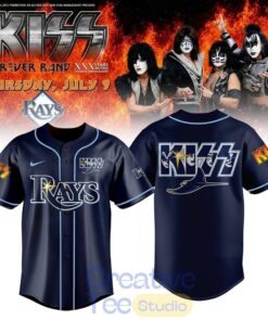 Tampa Bay Rays KISS Forever Band Tour 2026 Baseball Jersey Tampa Bay Rays KISS Forever Band Tour 2026 Baseball Jersey