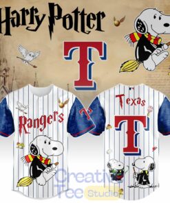 Texas Rangers Peanuts Harry Potter 2026 Special Edition Baseball Jersey Texas Rangers Peanuts Harry Potter 2026 Special Edition Baseball Jersey