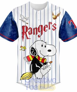 Texas Rangers Peanuts Harry Potter 2026 Special Edition Baseball Jersey