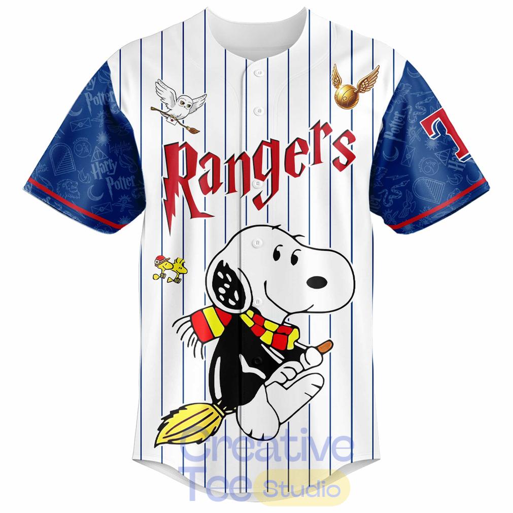 Texas Rangers Peanuts Harry Potter 2026 Special Edition Baseball Jersey Texas Rangers Peanuts Harry Potter 2026 Special Edition Baseball Jersey