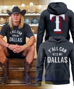 Texas Rangers x Erling Haaland Y’all Can Kiss My Dallas Edition Hoodie