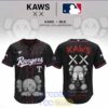 Texas Rangers x KAWS Blackout Baseball Jersey