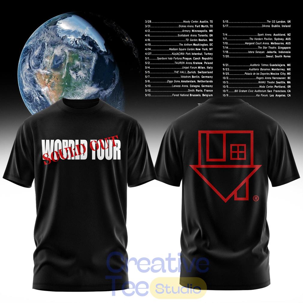 The Neighbourhood The Wourld Tour 2026 T-Shirt The Neighbourhood The Wourld Tour 2026 T-Shirt