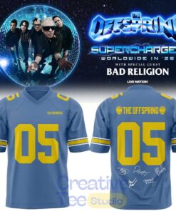 The Offspring SUPERCHARGED Worldwide in ’26 North American Tour Football Jersey