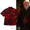 The Vampire Lestat Daniel Molloy Red Floral Hawaiian Shirt
