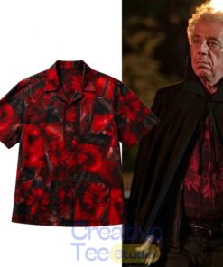 The Vampire Lestat Daniel Molloy Red Floral Hawaiian Shirt
