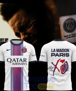 The Weeknd La Maison Paris PSG x XO Limited Tee Hoodie