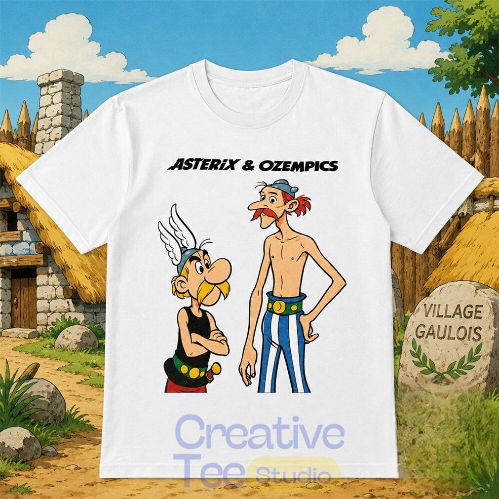 Thin Obelix Comic Asterix And Ozempics Funny T-Shirt Thin Obelix Comic Asterix And Ozempics Funny T-Shirt