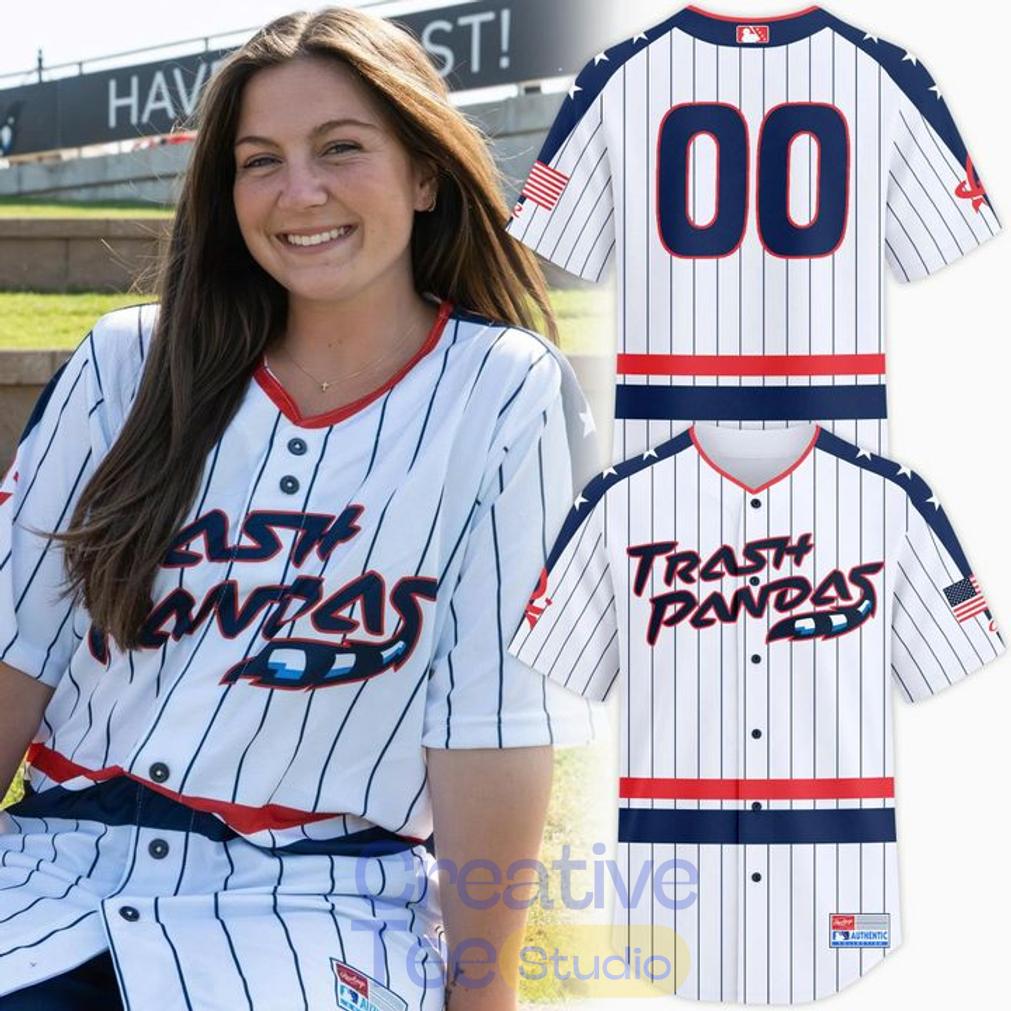 Rocket City Trash Pandas America’s 250th Baseball Jersey Rocket City Trash Pandas America’s 250th Baseball Jersey