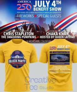 Trojans x America250 July 4th Benefit Show 2026 Yellow T-Shirt Trojans x America250 July 4th Benefit Show 2026 Yellow T-Shirt