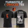 Turnstile x Baltimore Orioles Ballpark Exclusive Black T-Shirt