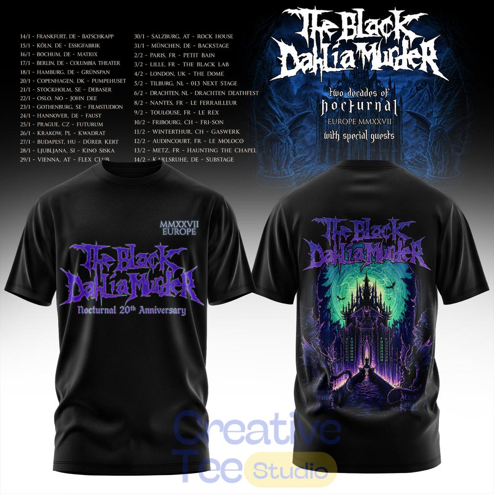 Two Decades of Nocturnal Europe MMXXVII Special Tee Hoodie Two Decades of Nocturnal Europe MMXXVII Special Tee Hoodie