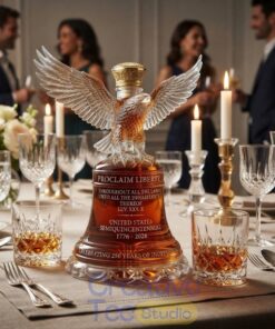 U.S. 250th Anniversary Liberty Bell Whiskey Bottle