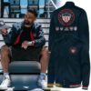 US Soccer Federation Bomber Jacket  – Team USA Football Fan Gear Streetwear