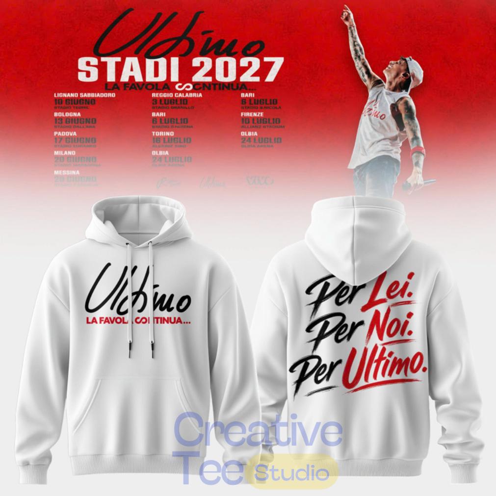 Ultimo Stadi 2027 Tour Hoodie Ultimo Stadi 2027 Tour Hoodie