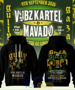 VYBZ KARTEL x MAVADO – GAZA vs GULLY Special Hoodie