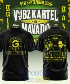 VYBZ KARTEL x MAVADO – GAZA vs GULLY Special T-Shirt