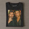 Vintage Messi & Ronaldo Cigar Selfie Two GOATs T-Shirt 1 Vintage Messi Ronaldo Cigar Selfie Two GOATs TShirt 2 FJEHu.jpg