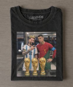 Vintage Messi & Ronaldo World Cup Selfie T-Shirt