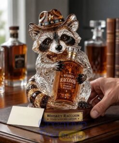 🦝 Wild West Whiskey Raccoon Limited Edition Whiskey Bottle