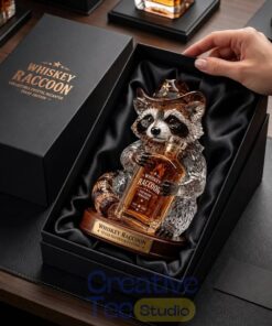 🦝 Wild West Whiskey Raccoon Limited Edition Whiskey Bottle