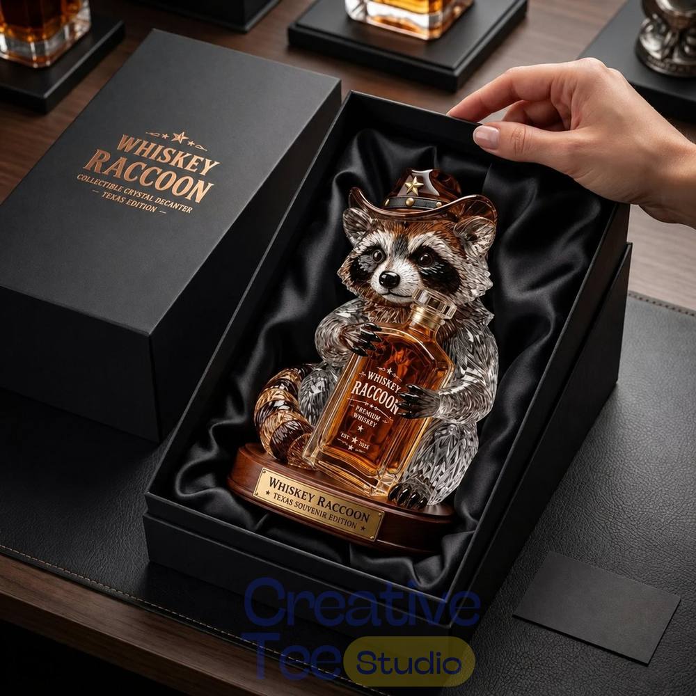 🦝 Wild West Whiskey Raccoon Limited Edition Whiskey Bottle 🦝 Wild West Whiskey Raccoon Limited Edition Whiskey Bottle