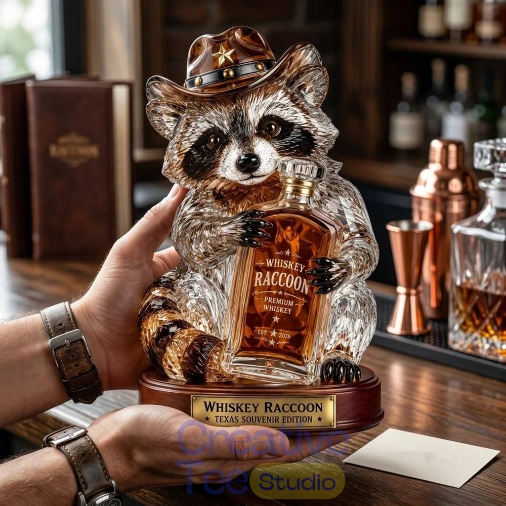 🦝 Wild West Whiskey Raccoon Limited Edition Whiskey Bottle 🦝 Wild West Whiskey Raccoon Limited Edition Whiskey Bottle
