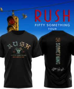 RUSH “Fifty Something Tour” 2026 Signed Shirt