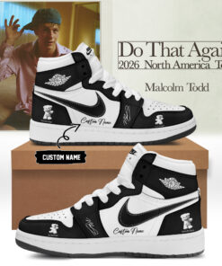 Malcolm Todd Do That Again Tour 2026 Custom AJ1 Shoes v4