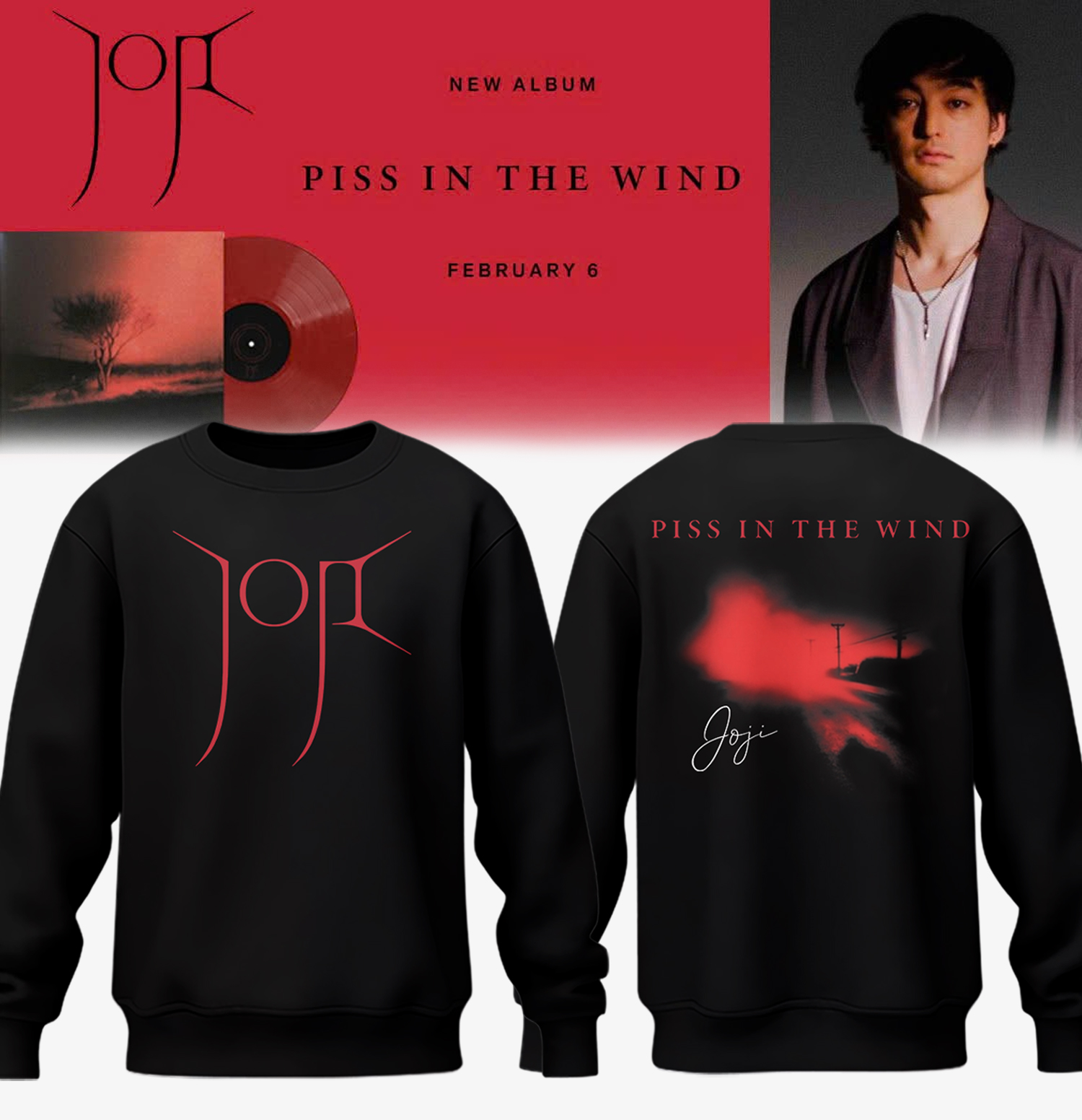 Joji Solaris Tour 2026 Special Sweatshirt v4 Joji Solaris Tour 2026 Special Sweatshirt v4