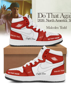 Malcolm Todd Do That Again Tour 2026 Custom AJ1 Shoes v6