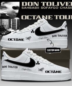 Don Toliver Octane Tour signed AF1 Shoes v2