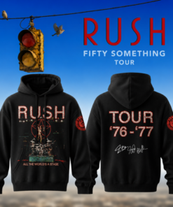 RUSH “Fifty Something Tour” 2026 Signed Hoodie v1