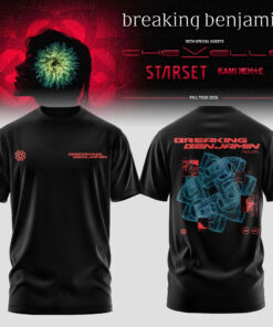 Breaking Benjamin American Tour 2026 Vintage Style 3D Graphic Tee
