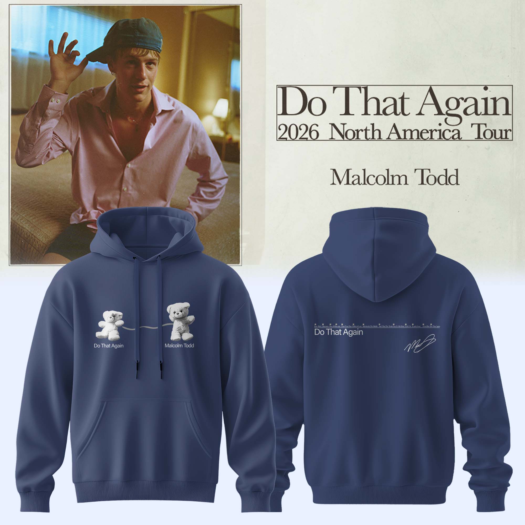 Malcolm Todd Do That Again Tour 2026 Hoodie Malcolm Todd Do That Again Tour 2026 Hoodie