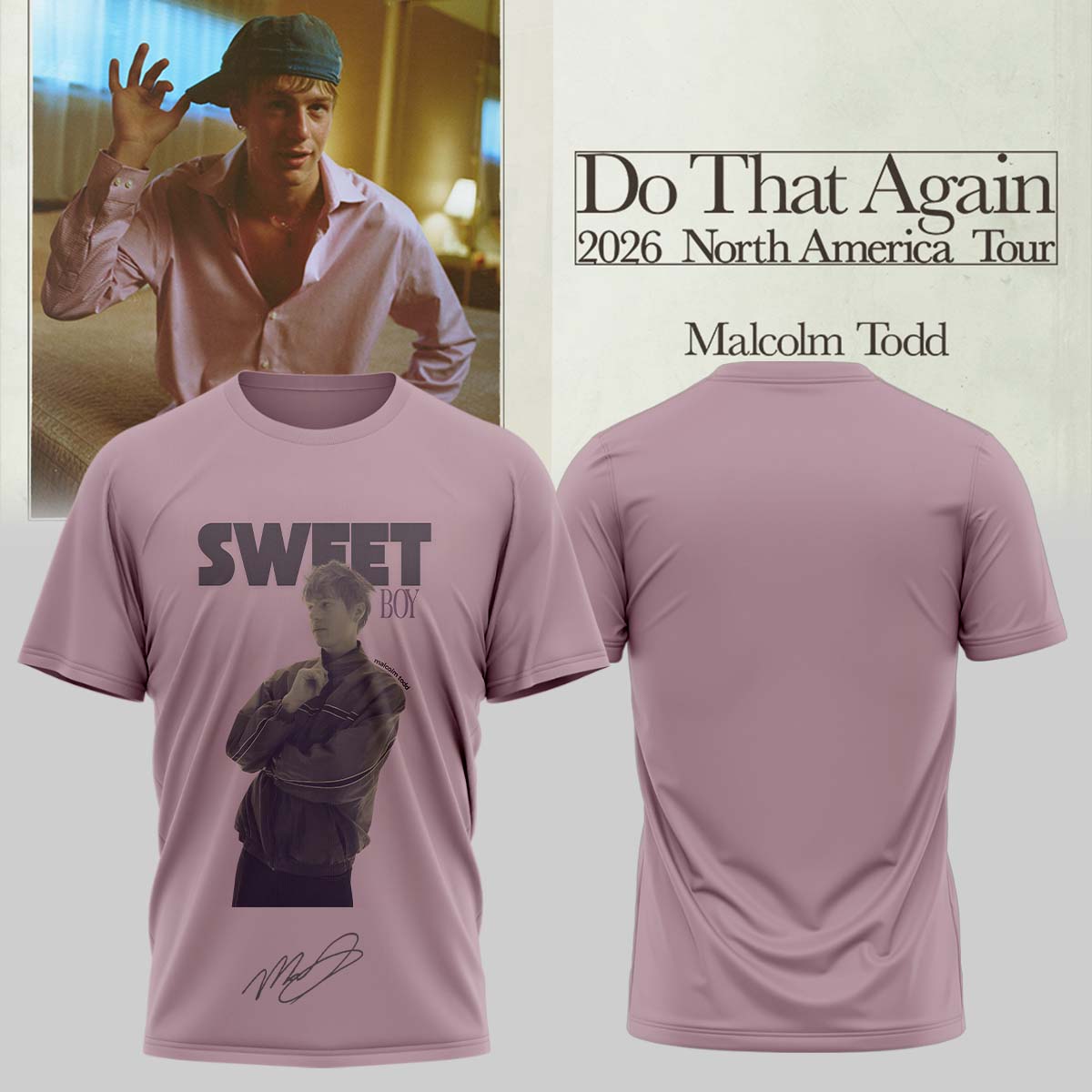 Malcolm Todd Do That Again Tour 2026 T-Shirt v8 Malcolm Todd Do That Again Tour 2026 T-Shirt v8