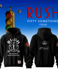 RUSH “Fifty Something Tour” 2026 Signed Hoodie v5