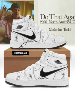 Malcolm Todd Do That Again Tour 2026 Custom AJ1 Shoes v3